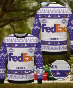 Fedex White Merry Christmas Ugly Sweater