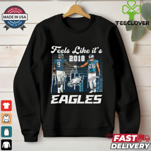 Feels like it’s 2018 Eagles Foles and Barkley shirt