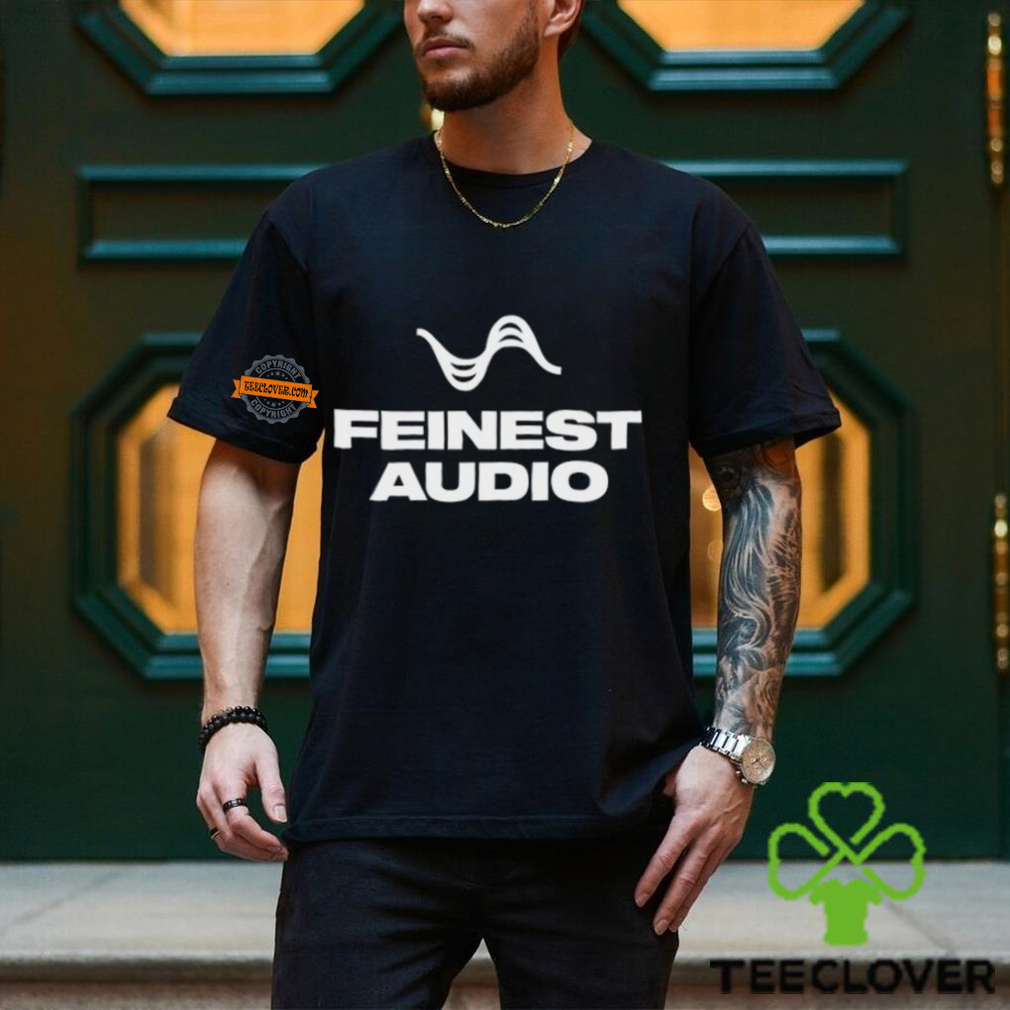 Feiner Wearing Feinest Audio T Shirt