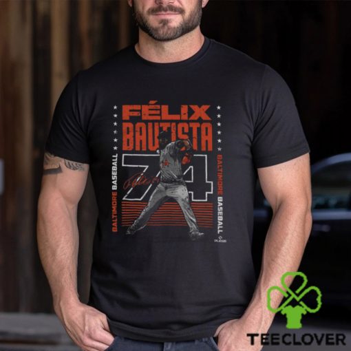 Felix Bautista Baltimore Player Name WHT SHIRT