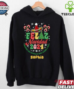 Feliz Navidad 2024, Juntos En Familia Con Amor Y Paz, Spanish Merry Christmas Shirt