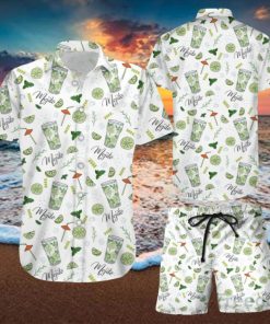 Felobo Hawaiian Shirt & Short White For Men And Women