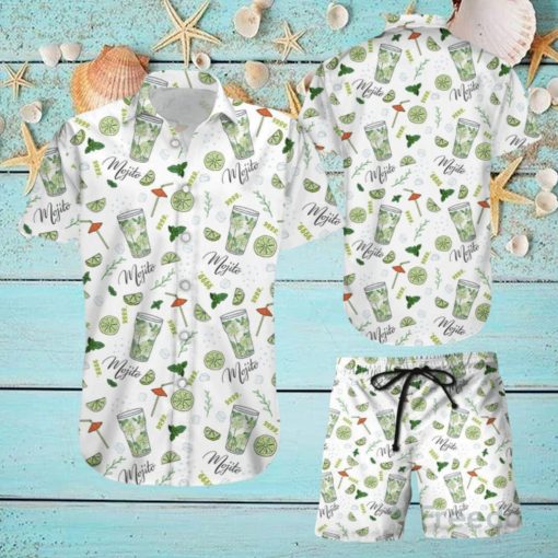 Felobo Hawaiian Shirt & Short White For Men And Women