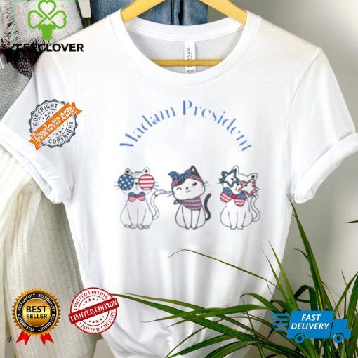 Female President Shirt Women Vote Shirt Election Day Shirt Election Funny Shirt Cool Cats Vote Shirt Voter Gift Politic Shirt Election Gift