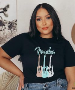 Fender Triple Guitar Shirt 3 Fender Triple Guitar Shirt