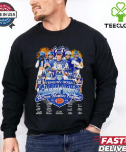 Fenway Bowl Champions UConn Huskies Football 2024 signatures Fan Favorite shirt