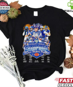 Fenway Bowl Champions UConn Huskies Football 2024 signatures Fan Favorite shirt