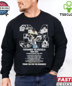 Fernando Valenzuela 1960 2024 Baseball Hall Of Fame Thank You For The Memories Shirt