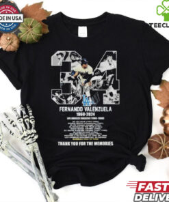 Fernando Valenzuela 1960 2024 Baseball Hall Of Fame Thank You For The Memories Shirt