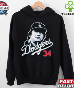 Fernando Valenzuela 34 Los Angeles Dodgers T Shirt