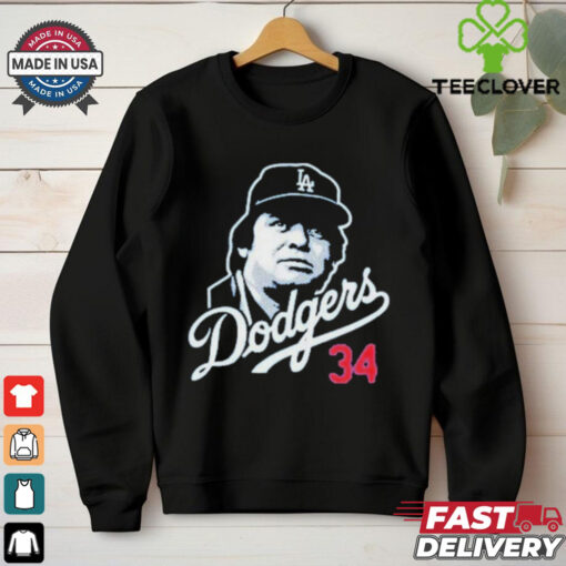 Fernando Valenzuela 34 Los Angeles Dodgers T Shirt