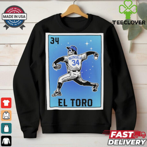 Fernando Valenzuela El Toro Baseball Legend Shirt