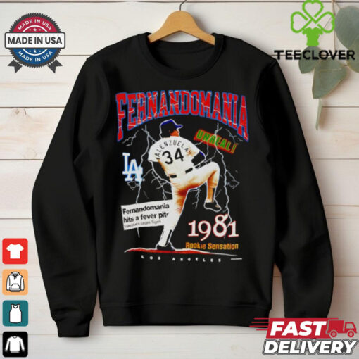 Fernando Valenzuela LA Dodgers Fernandomania 1981 Rookie Sensation shirt