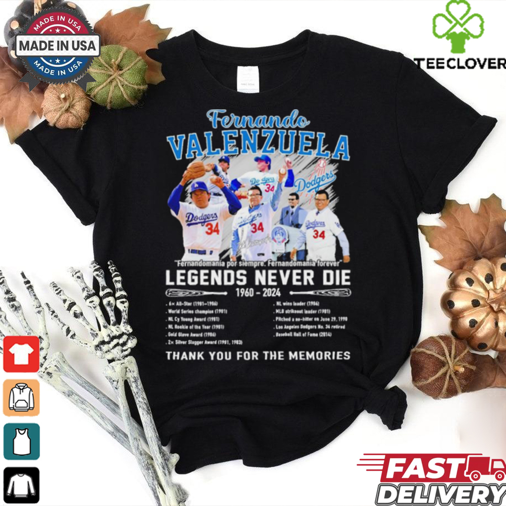 Fernando Valenzuela Legends Never Die 1960 2024 Thank You For The Memories Signature Shirt Fernando Valenzuela Legends Never Die 1960 2024 Thank You For The Memories Signature Shirt