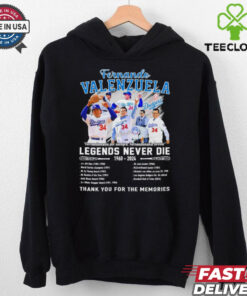 Fernando Valenzuela Legends Never Die 1960 2024 Thank You For The Memories Signature Shirt