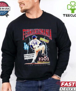 Fernando Valenzuela Los Angeles Dodgers Fernandomania 1981 shirt