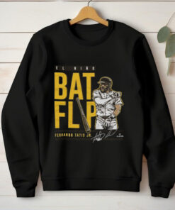 Fernando tatis jr. san diego bat flip signature hoodie, sweater, longsleeve, shirt v-neck, t-shirt