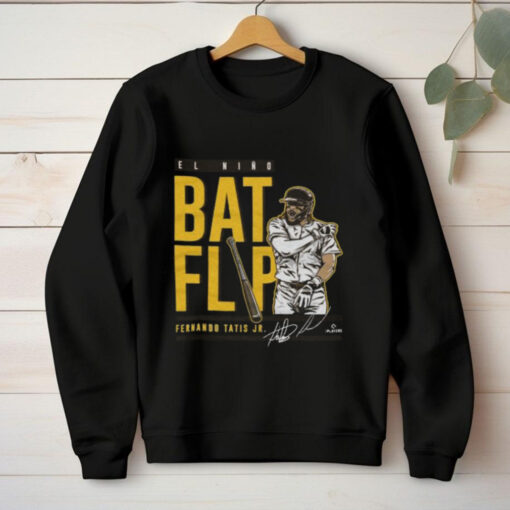 Fernando tatis jr. san diego bat flip signature hoodie, sweater, longsleeve, shirt v-neck, t-shirt