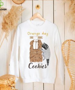 Ferret Orange Day Cookies Art Shirt