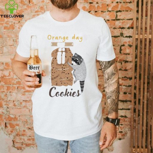 Ferret Orange Day Cookies Art Shirt