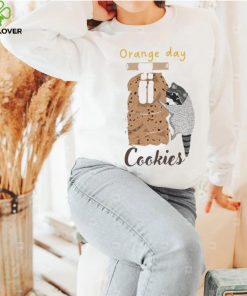 Ferret Orange Day Cookies Art Shirt