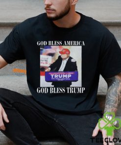 Ferriolawind God Bless America God Bless Trump Shirt