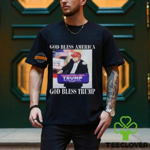 Ferriolawind God Bless America God Bless Trump Shirt