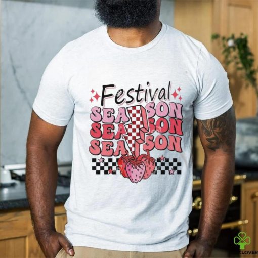 Festival Season Strawberry Checkered Lightning Twinkle shirt