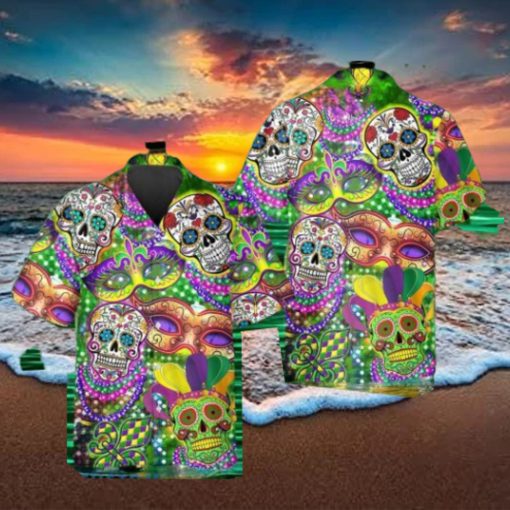 Festival Sugar Skull Hawaiian Shirt Style Gift