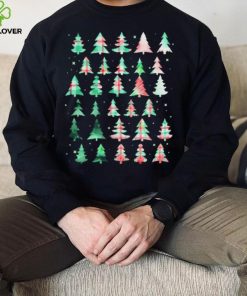 Festive Christmas Trees Patterns Mash Up Shirt