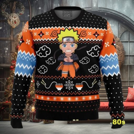 Festive Ramen Uzumaki Naruto Ugly Sweater