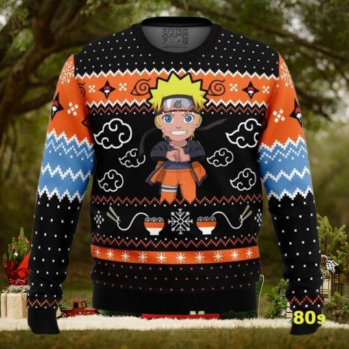 Festive Ramen Uzumaki Naruto Ugly Sweater