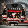 Let It Snow Alien Ufo Blue Family Xmas Sweaters