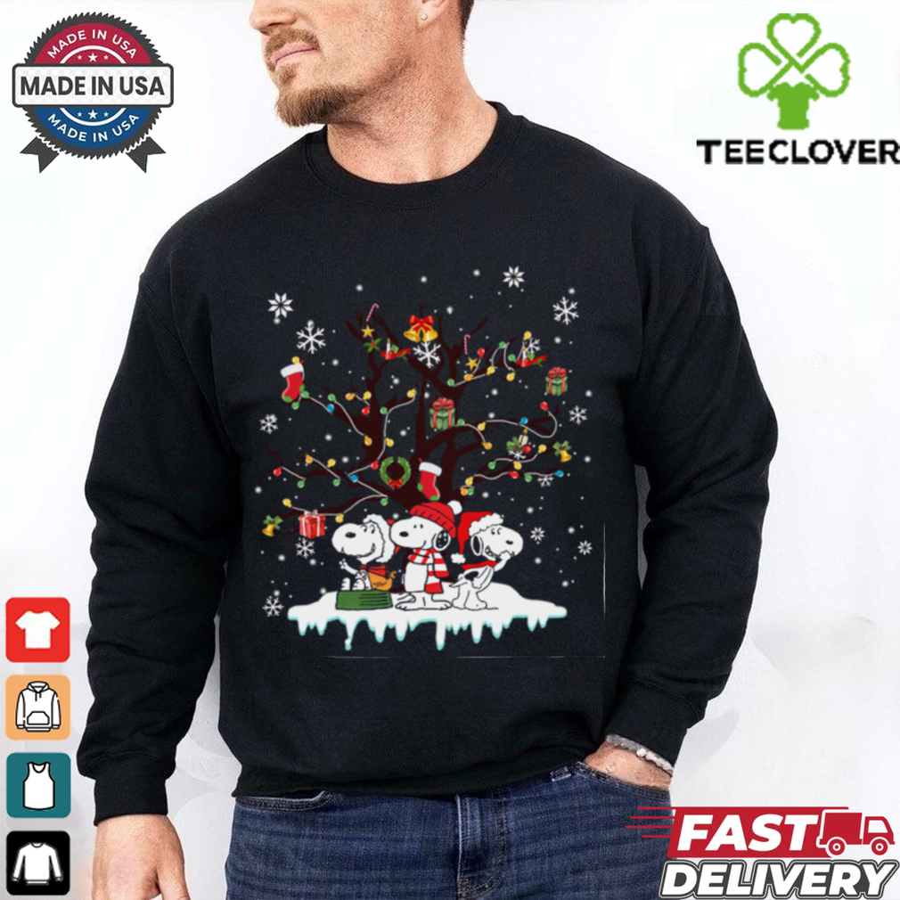 Festive Snoopy Christmas Tree T Shirt Festive Snoopy Christmas Tree T Shirt