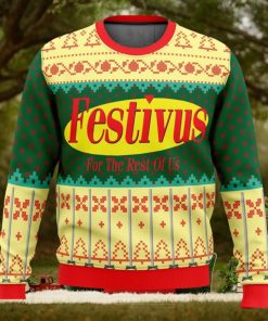 Festivus For The Rest Of Us Ugly Christmas Sweater 3D All Over Printed Christmas Sweater