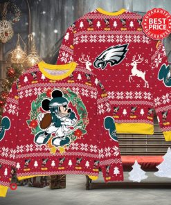 NFL Philadelphia Eagles x Mickey Mouse Christ Ugly Sweater