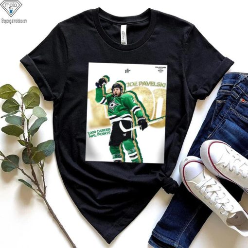 Joe Pavelski 1,000 Career NHL Points Shirt