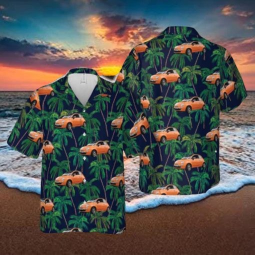 Fiat 500 Nuova (orange) Hawaiian Shirt Men Women Gift Summer