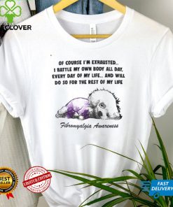 Fibromyalgia Awareness I Battle My Own Body All Day, Every Day Of My Life T shirt