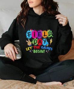 Field day let games start begin teachers kids field day 2024 t shirt