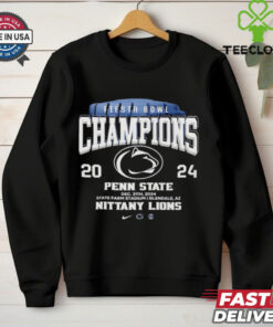 Fiesta Bowl Champions 2024 Penn State Nittany Lions T-shirt, fan favorite design, unisex fit, Penn State football fan gear, Fiesta Bowl championship shirt.