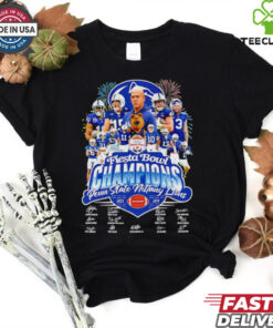 Fiesta Bowl Champions Penn State Nittany Lions 2024 signatures Fan Favorite shirt