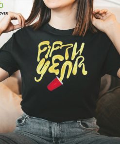 Fifth Year Beer Spill T Shirts