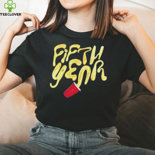 Fifth Year Beer Spill T Shirts