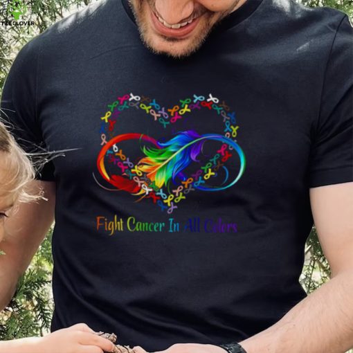 Fight Cancer In All Colors Heart Shirt