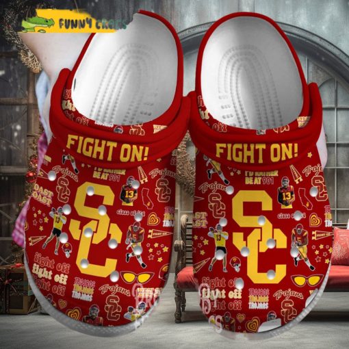 Fight On Usc Trojans Crocs Slippers