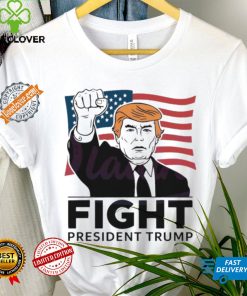 Fight president Trump raise fist usa flag 2024 shirt 2 Fight president Trump raise fist usa flag 2024 shirt