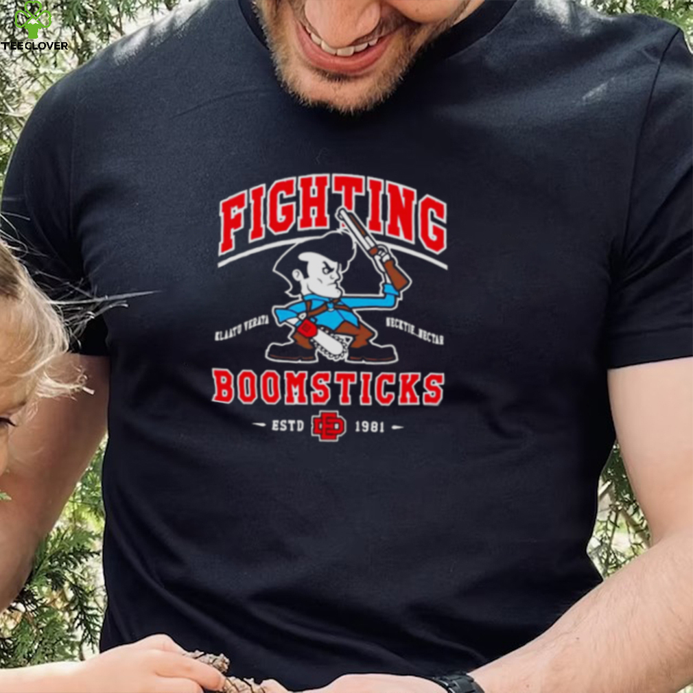 Fighting Boomstick Evil Dead horror College Mascot Shirt