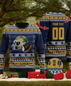 Fighting Irish Christmas Custom Name Knitted Ugly Christmas Sweater