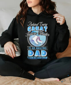 Figure Skating Dad Proud Ice Skater Father Supporter Skate Shirt